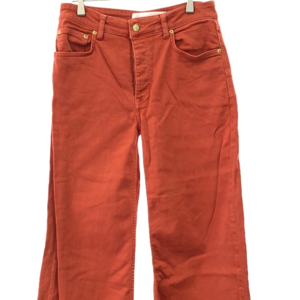 Red Victoria Beckham jeans